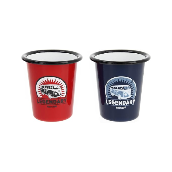 Volkswagen Enamel Mug Set
